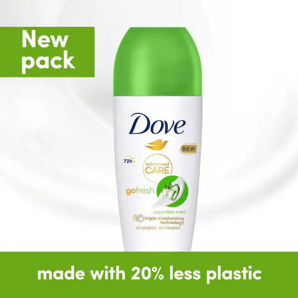 Dove Advanced Antiperspirant Deodorant Roll-on Agurk 50ml