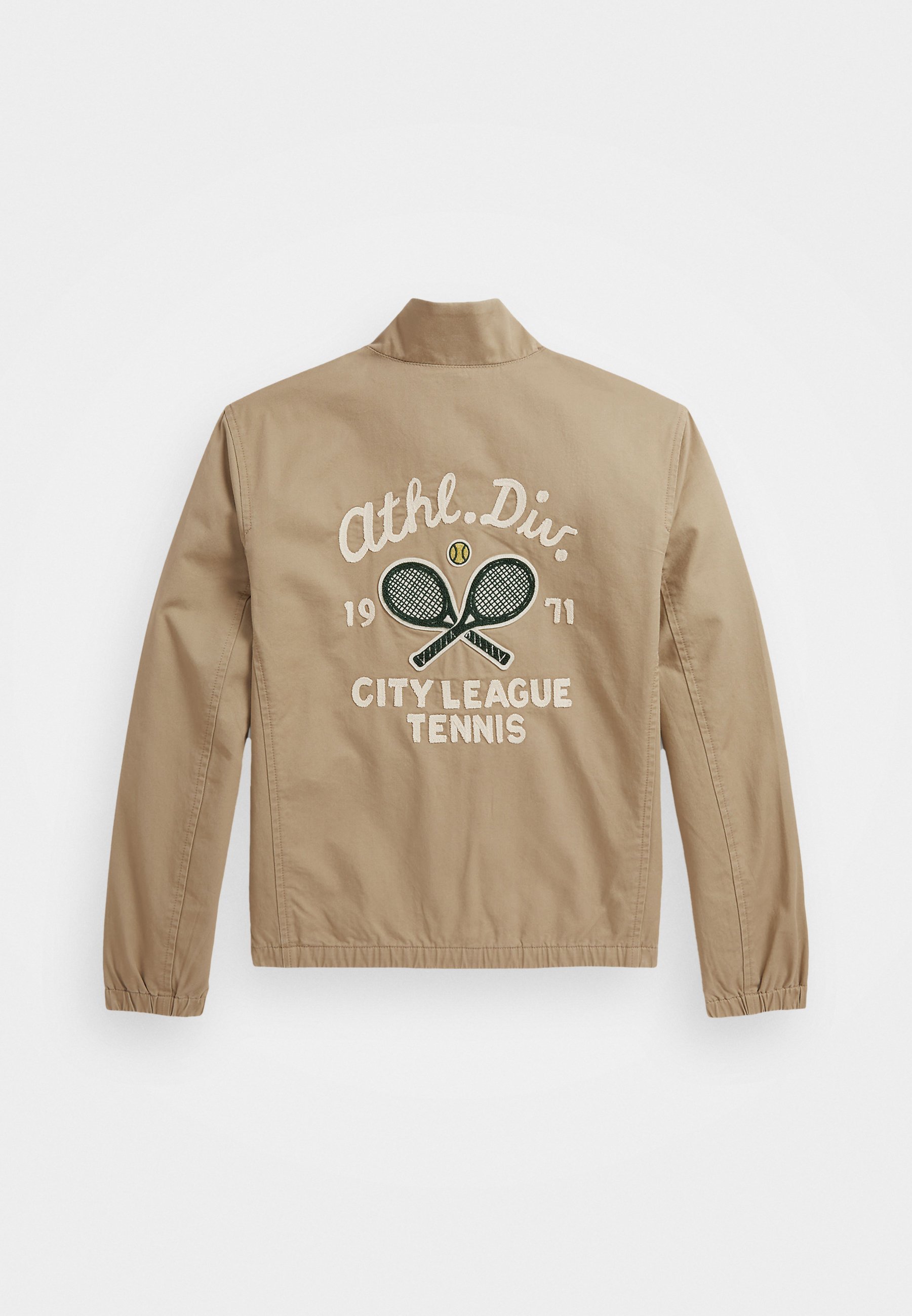 Giacca Polo Ralph Lauren TENNIS PATCH in twill di cotone - Giacca leggera - kaki classico