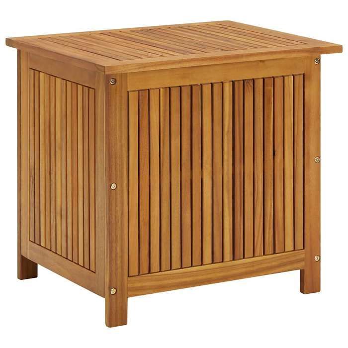 Caja de almacenamiento para jardín vidaXL 60x50x58 cm Madera maciza de acacia 310283
