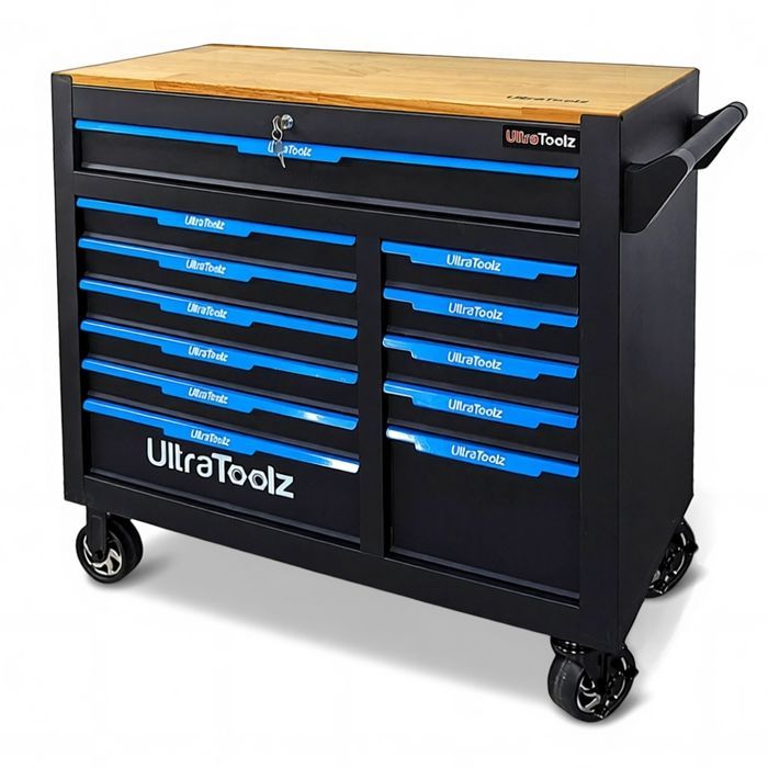 Servante d'atelier - BARRACUDA TOOLS - Ultra Pro - 12 tiroirs - 259 outils - Noir