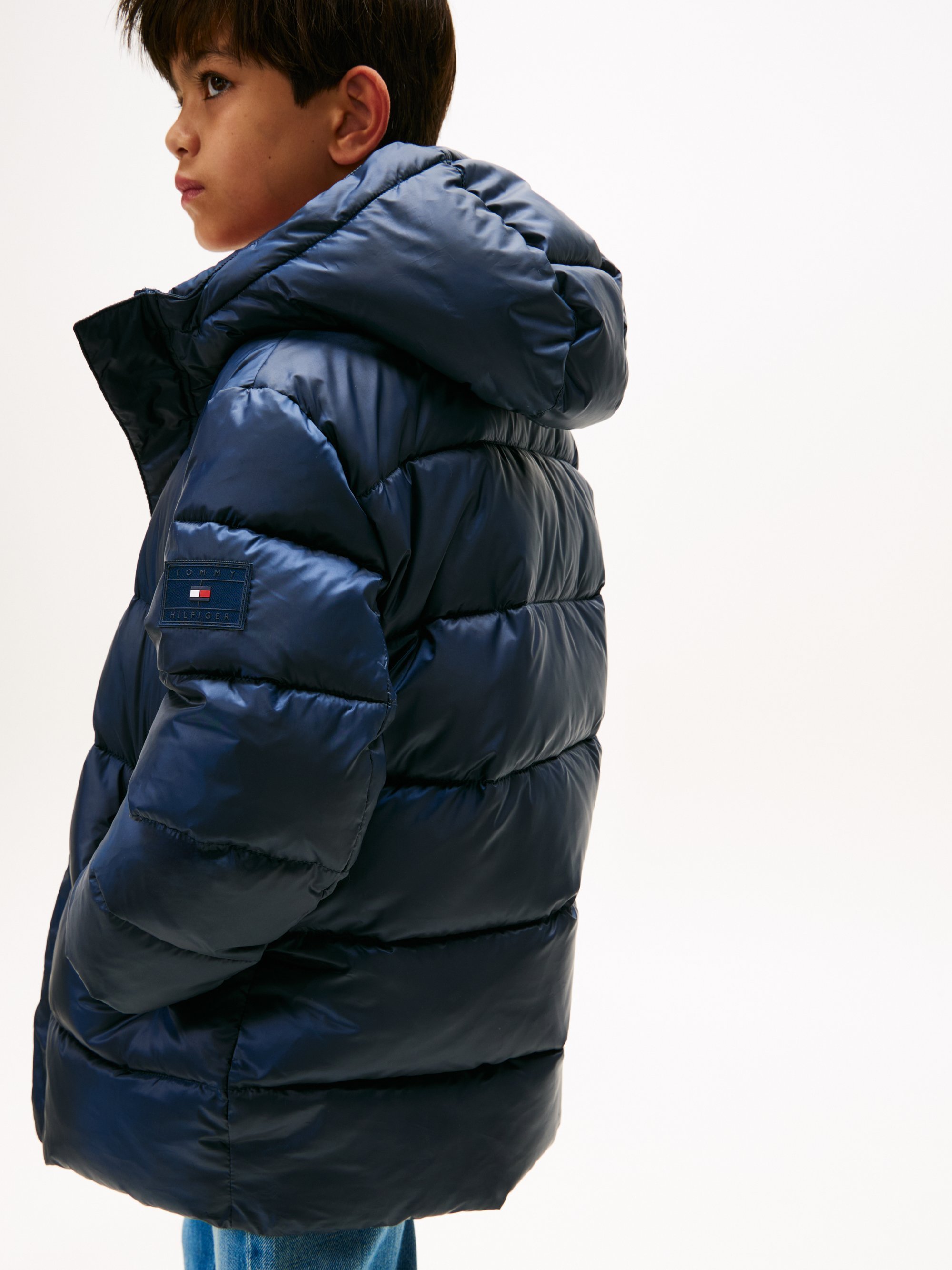 Tommy Hilfiger ESSENTIALS UNISEX - Talvejakk - tumesinine