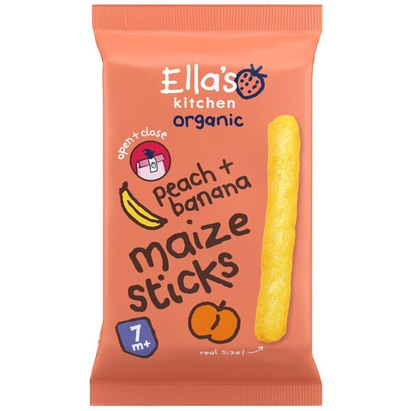 Ella's Kitchen 7+M štapići od breskve i banane od kukuruza<br>16g
