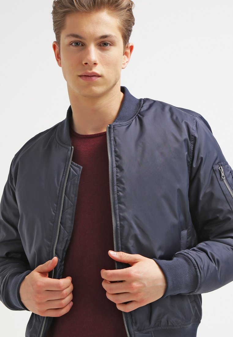 Urban Classics BASIC - Blouson aviateur - bleu marine