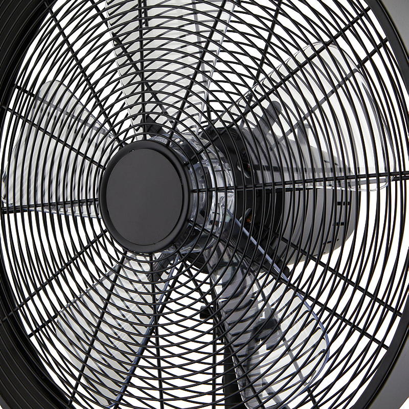 Energigolvfläkt 40 cm svart, design