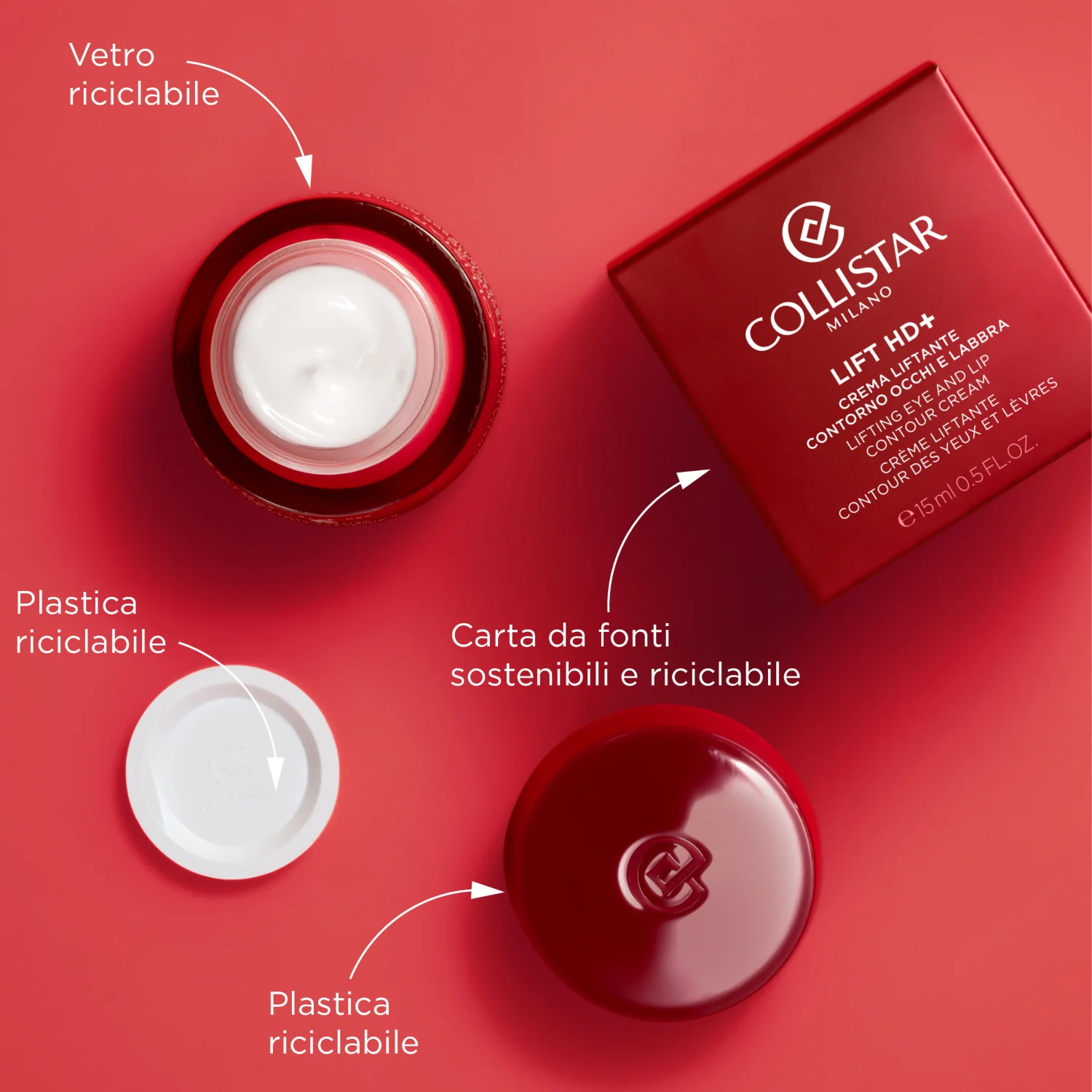Lift HD LIFT HD+ Crema Liftante Contorno Occhi E Labbra - Contorno occhi antirughe, Contorno labbra antirughe