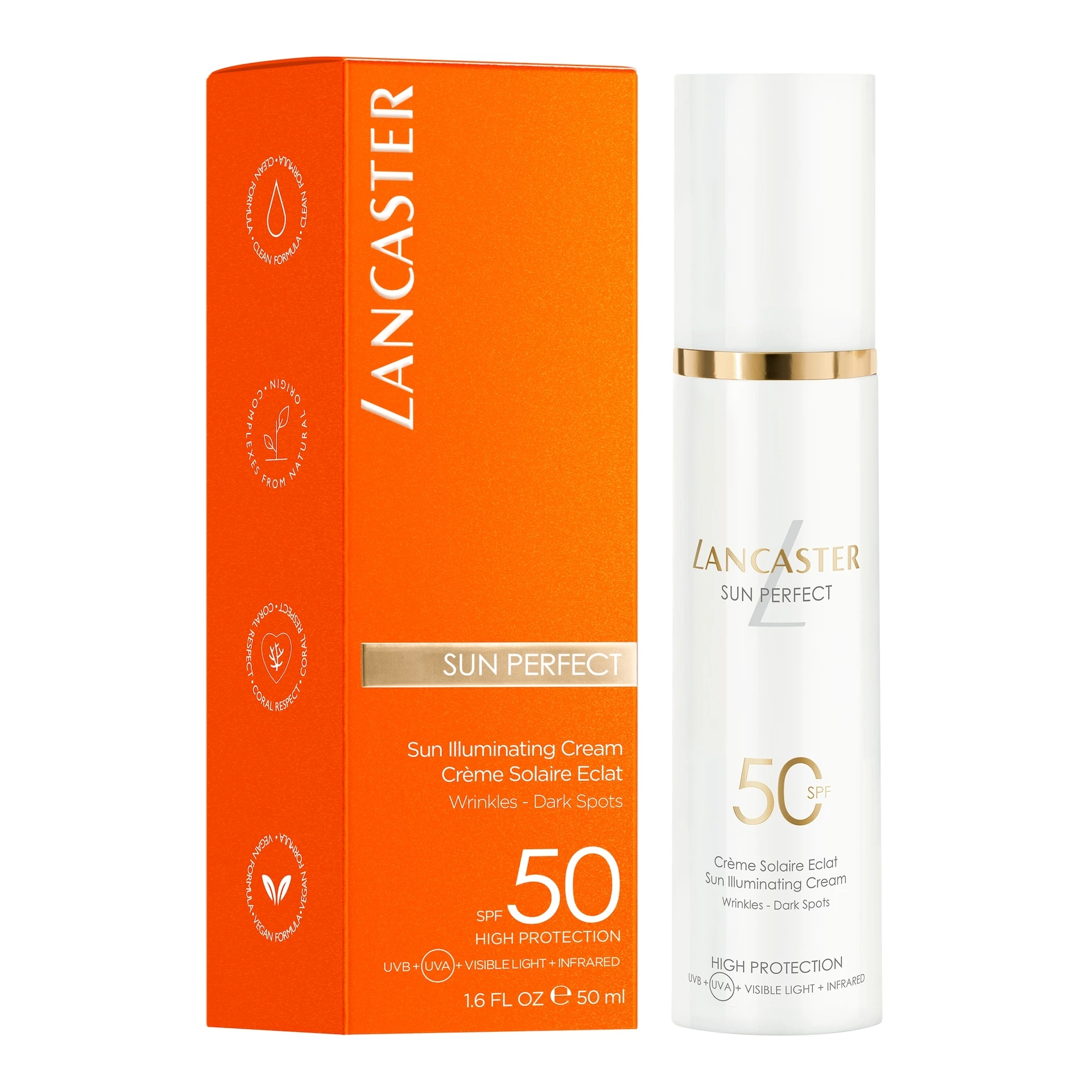 Cremă iluminatoare Sun Perfect SPF50 50 ml - Lancaster