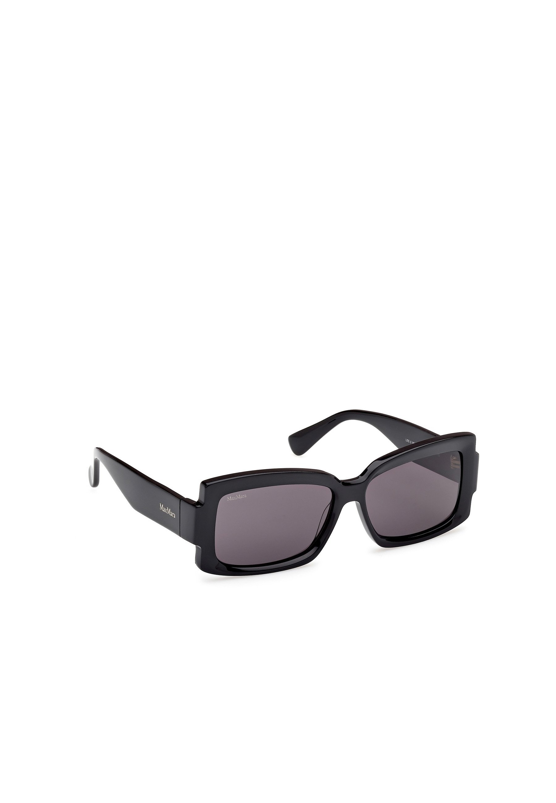 Max Mara LEE - Sonnenbrille - glänzend schwarz getönt