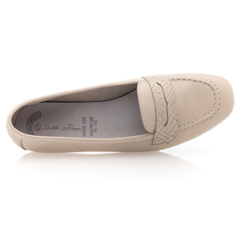 Beige Damen-Loafer/Bootsschuhe