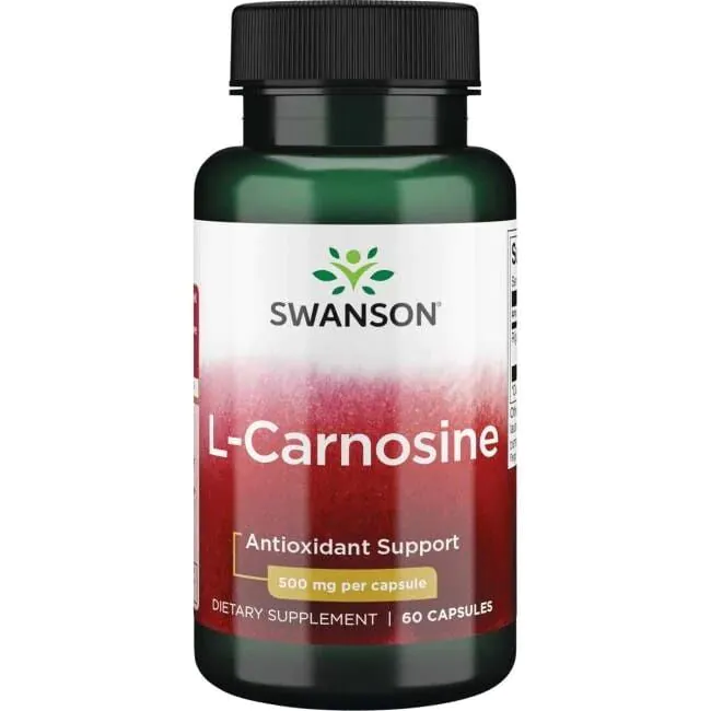 Swanson L-Karnozyna 500 mg Kapsułki