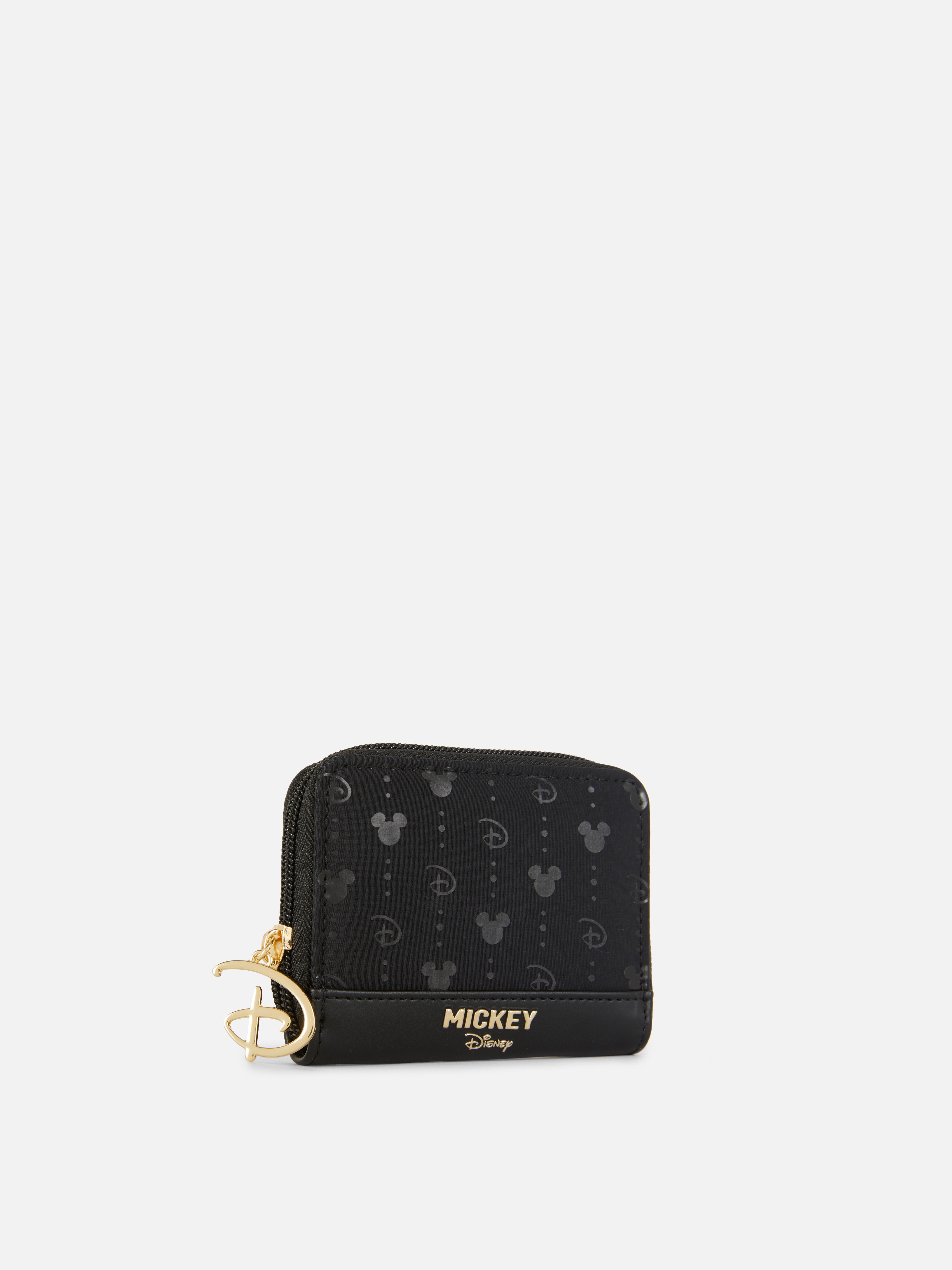 Portofel Disney Mickey Mouse cu emblemă Un portofel Disney Mickey Mouse cu monogramă și model cu emblemă