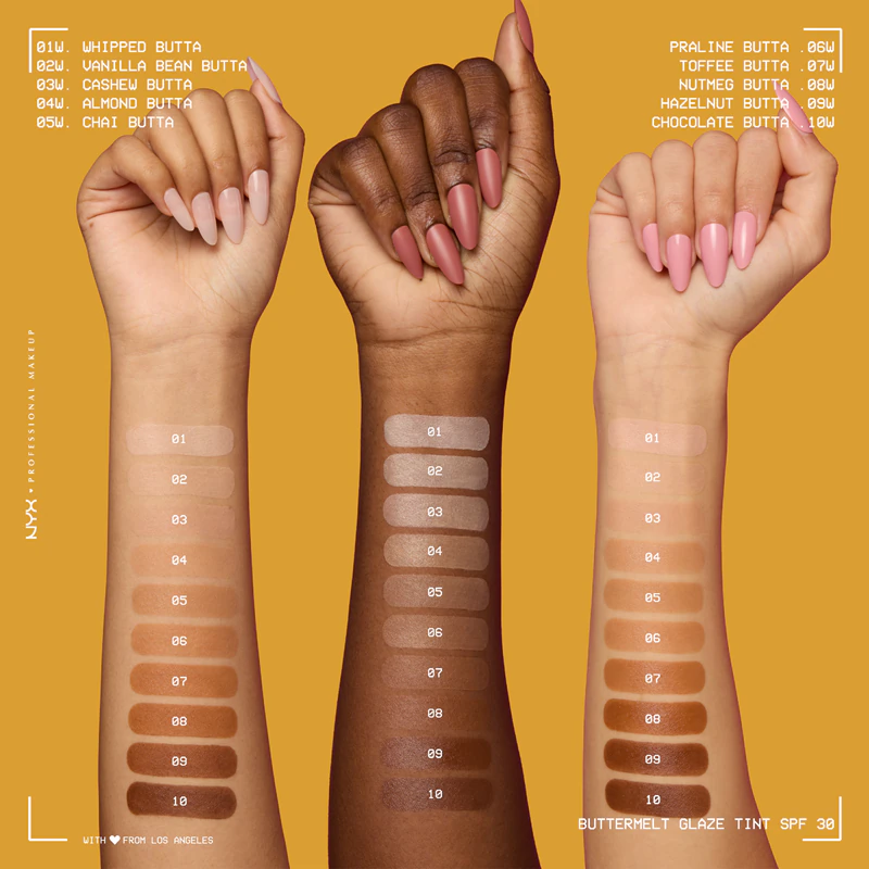 NYX Professional Makeup Buttermelt Glaze rozjasňujúci a tónovací fluid SPF 30