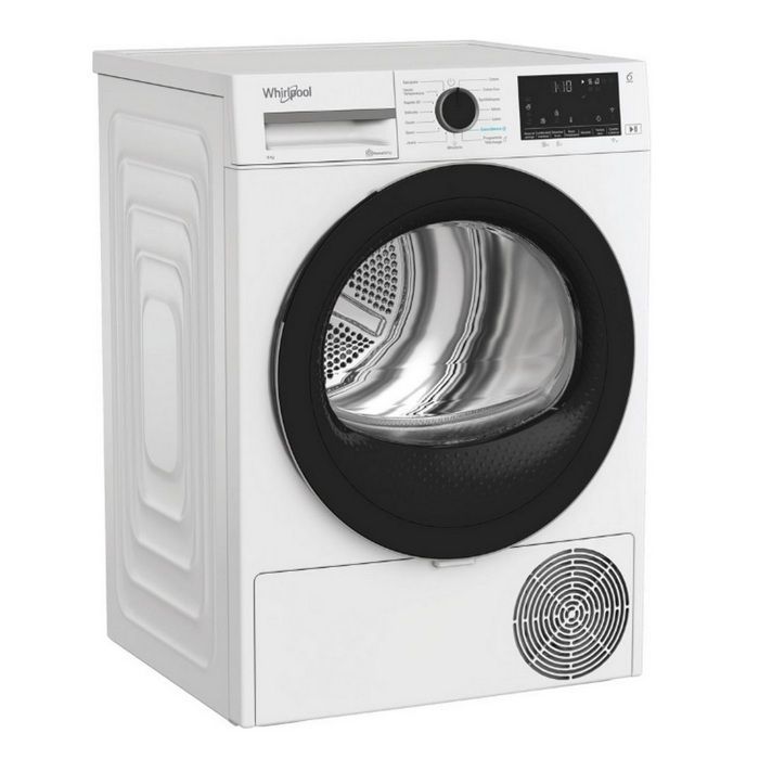 Secadora de ropa Whirlpool de 60 cm y 8 kg con bomba de calor, color blanco - CWD84MWBSFR