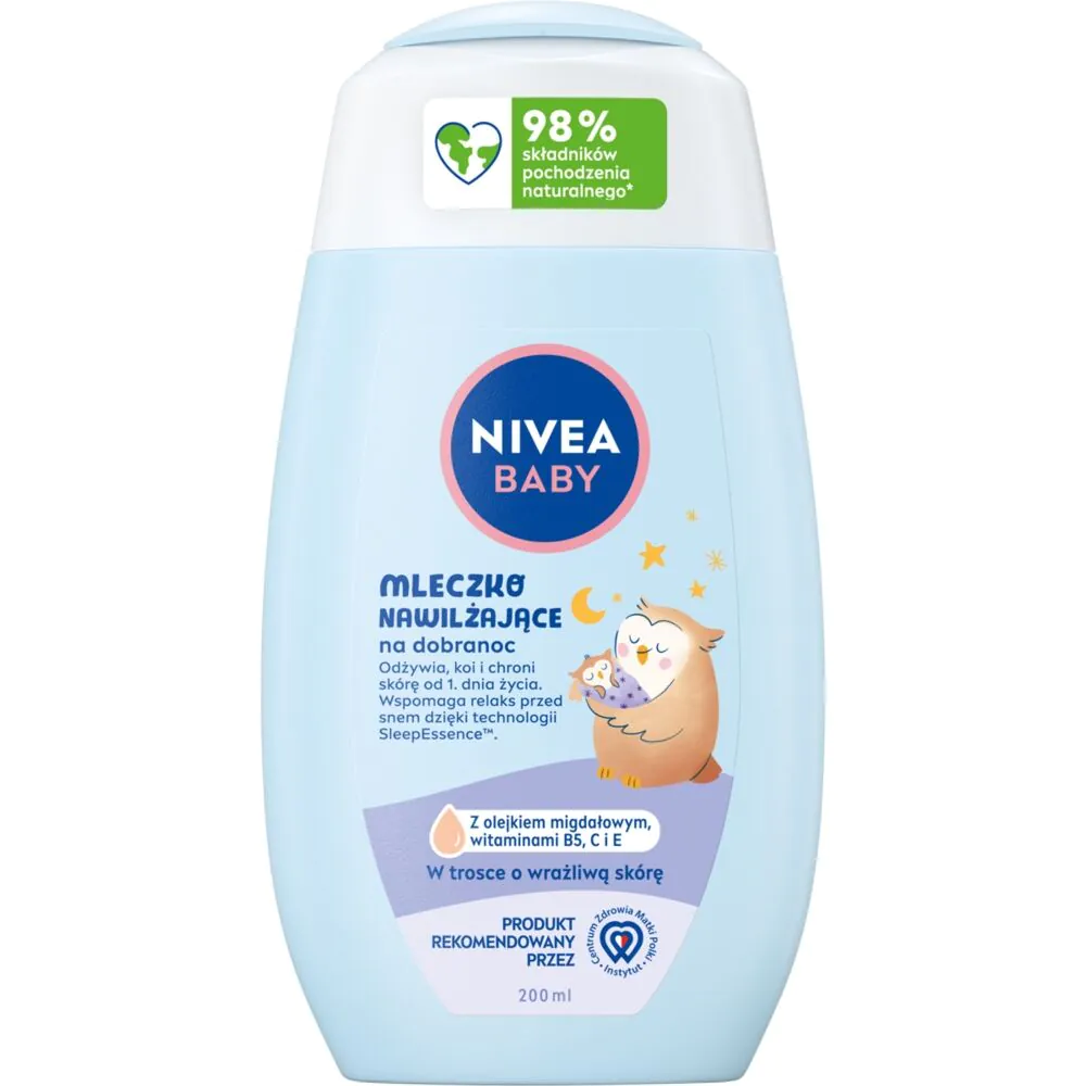 Nivea Baby Wyciszające Mleczko nawilżające 200 ml