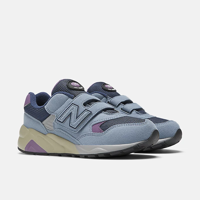 Fecho de velcro infantil 580 - Cinza Ártico com Uva Fumê