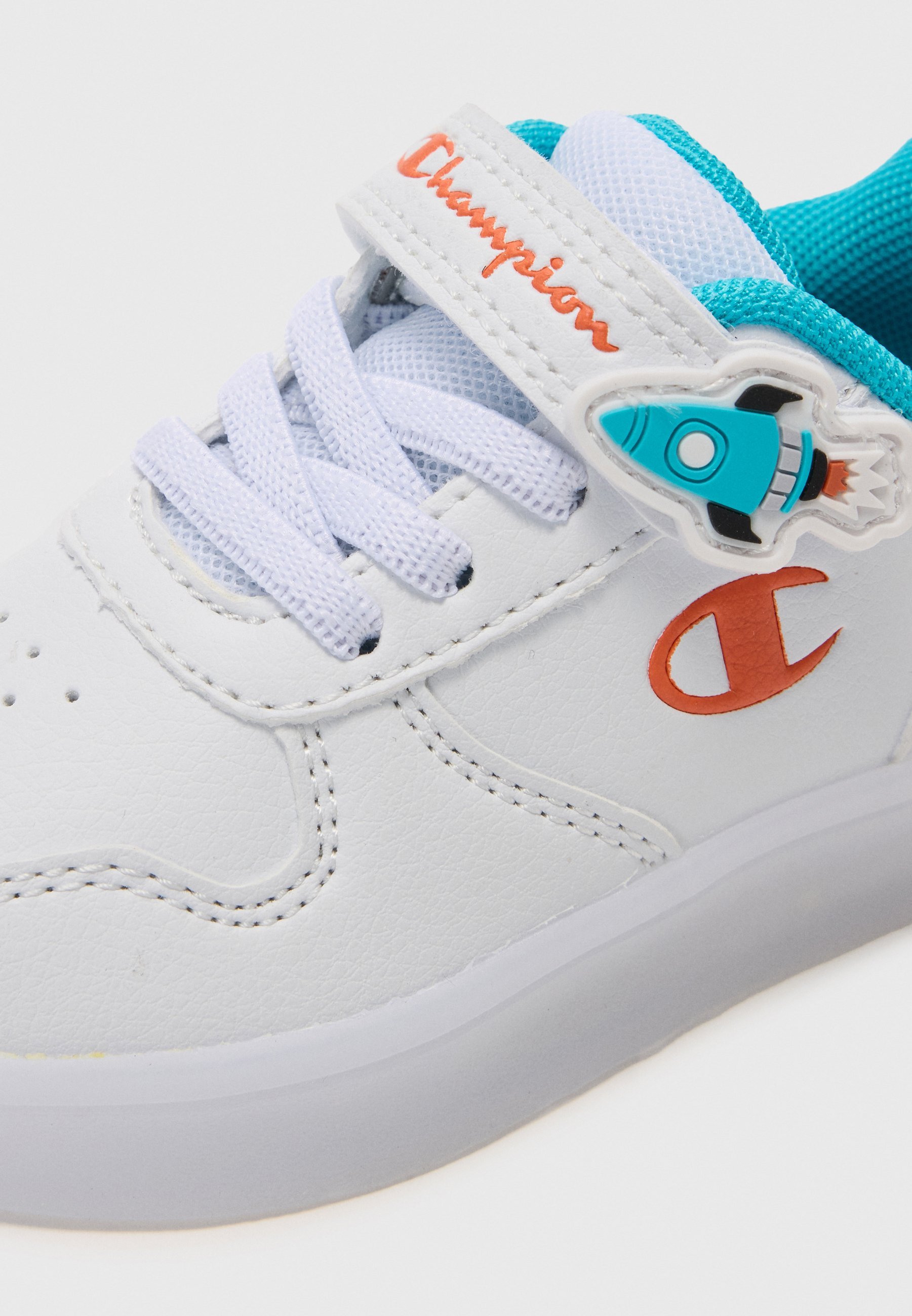 Champion UNISEX - Baskets - blanc cassé/bleu