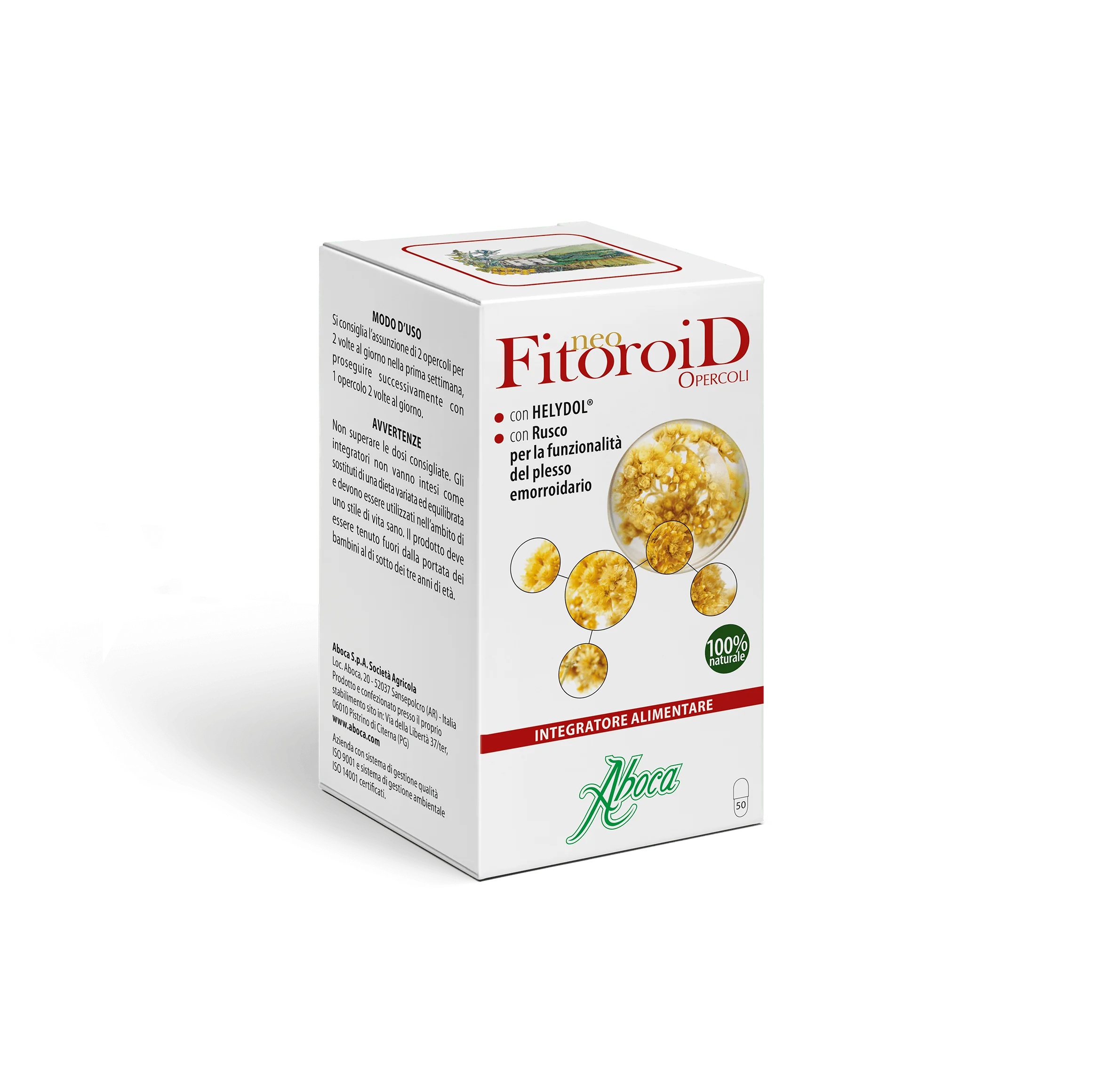 ABOCA Aboca NeoFitoroid capsules 50 capsules Complément alimentaire pour le plexus hémorroïdaire