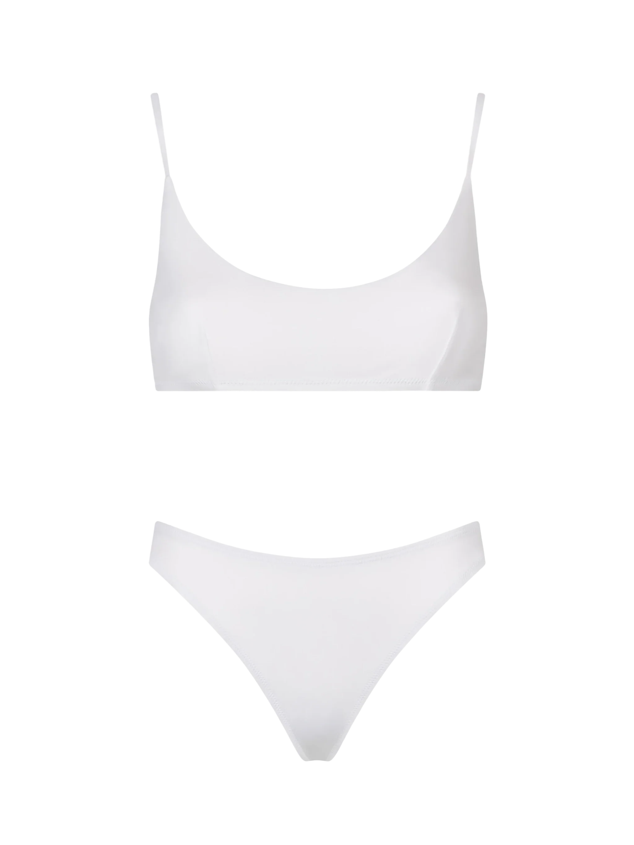 Witte bralette bikini voor dames
