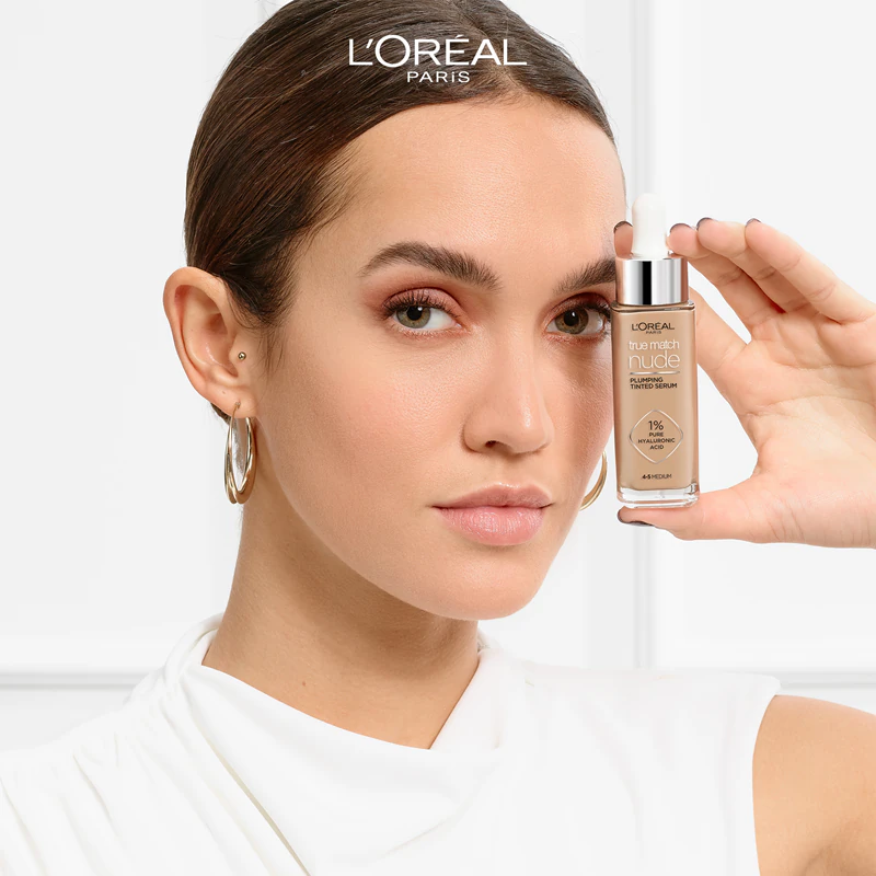 L'Oréal Paris True Match Nude Plumping Tinted Serum je sérum pro sjednocení tónu pleti.