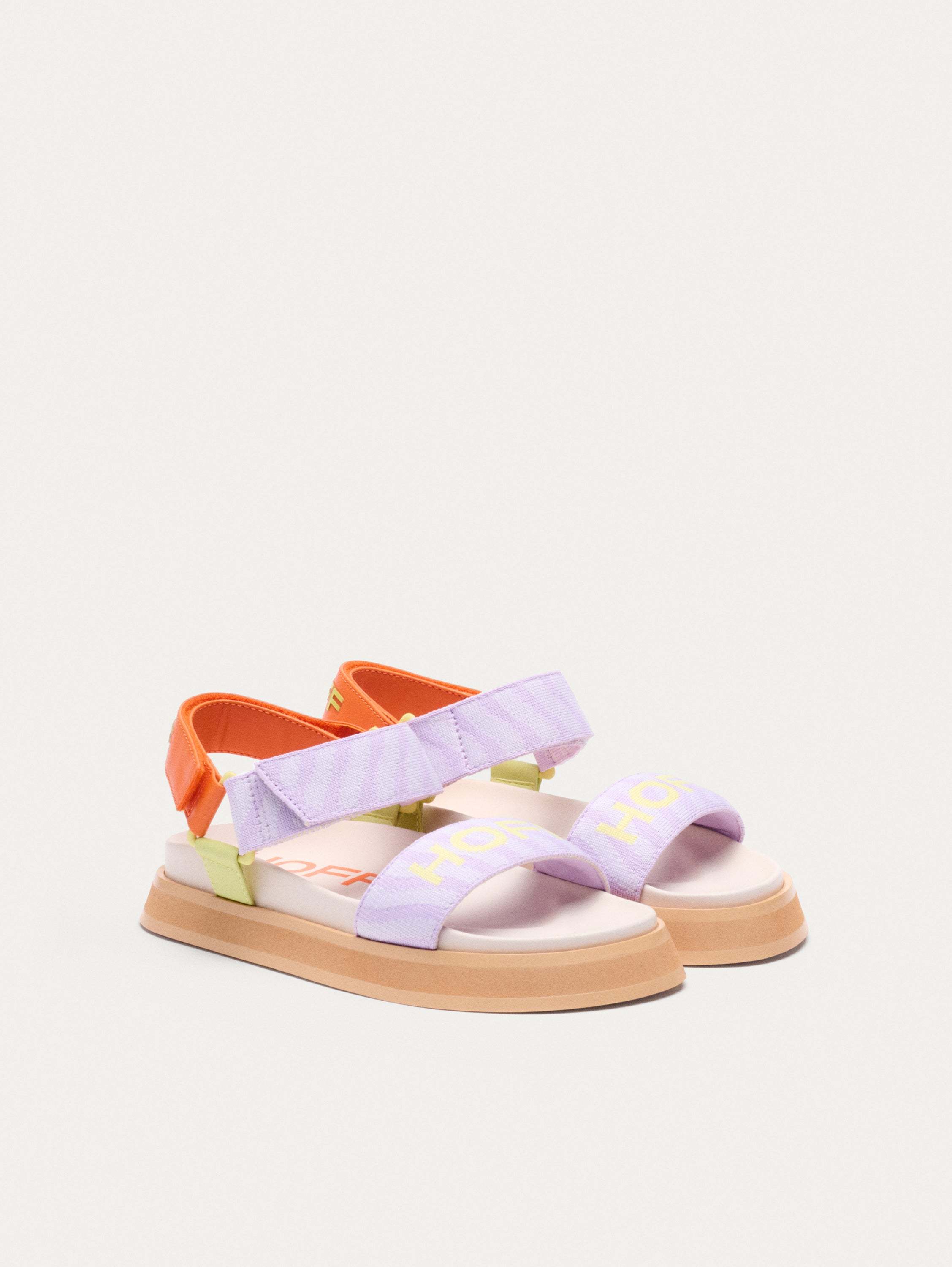 SANDALIA BIO TIRAS GARDEN LILA