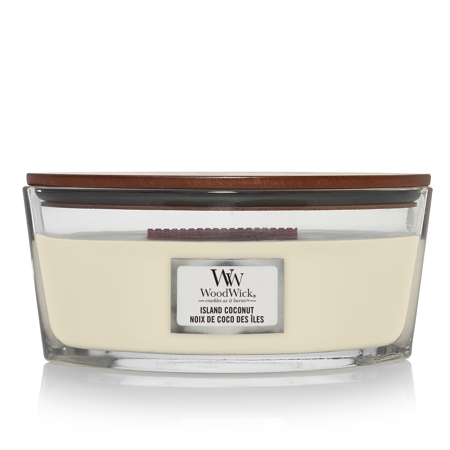 WoodWick svijeća Island kokos - 275 g