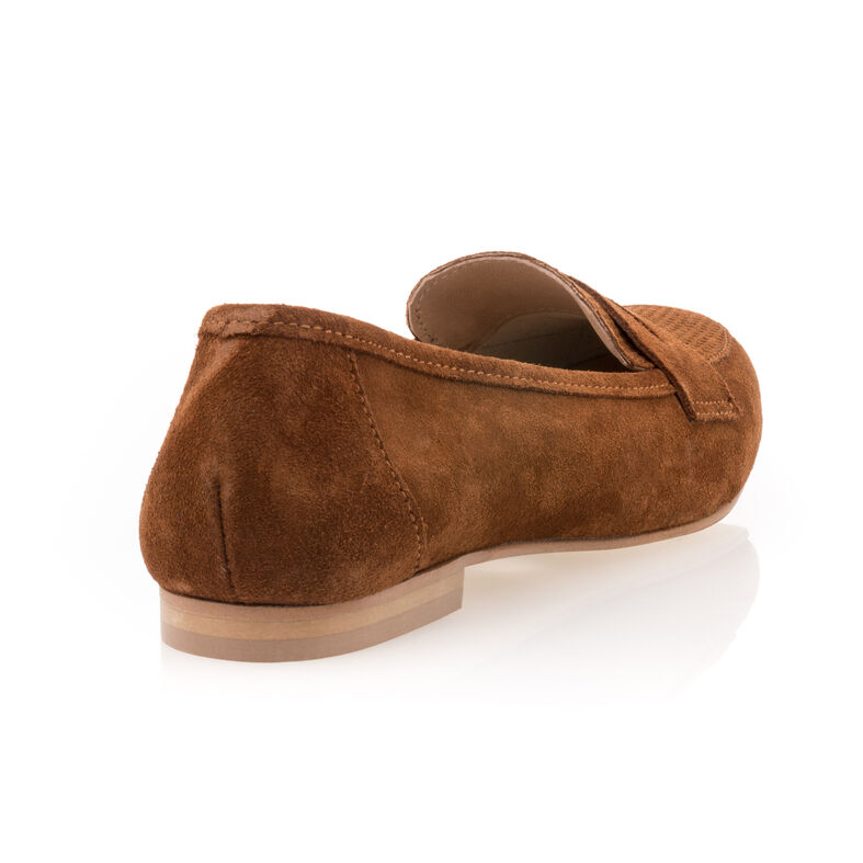 Naisten ruskeat loaferit/veneilykengät