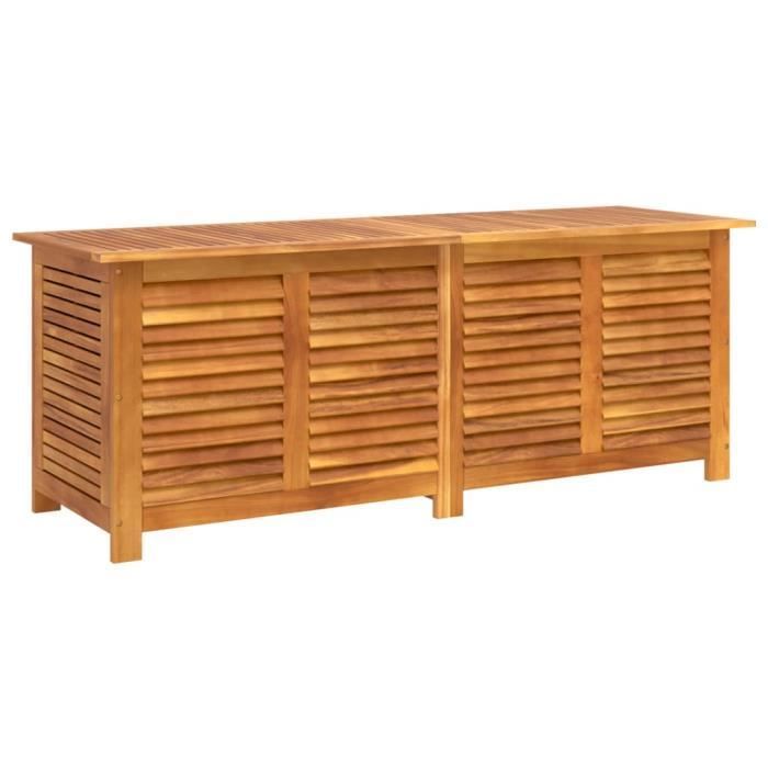 Scatola portaoggetti - VIDAXL - 150x50x56cm - Legno di acacia - Resistente - Impermeabile