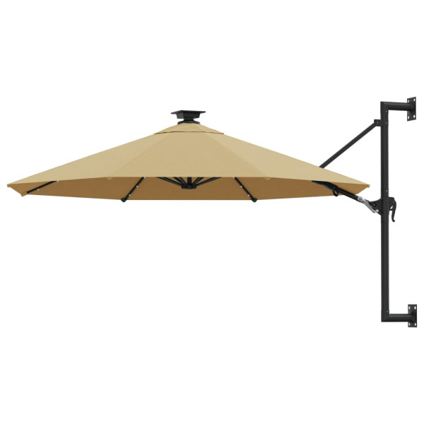 Parasol ogrodowy Taupe  vidaXL