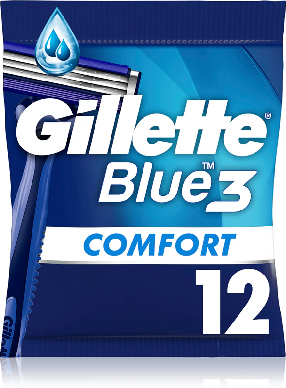 Gillette Blue 3 Comfort wegwerpscheermesjes voor mannen