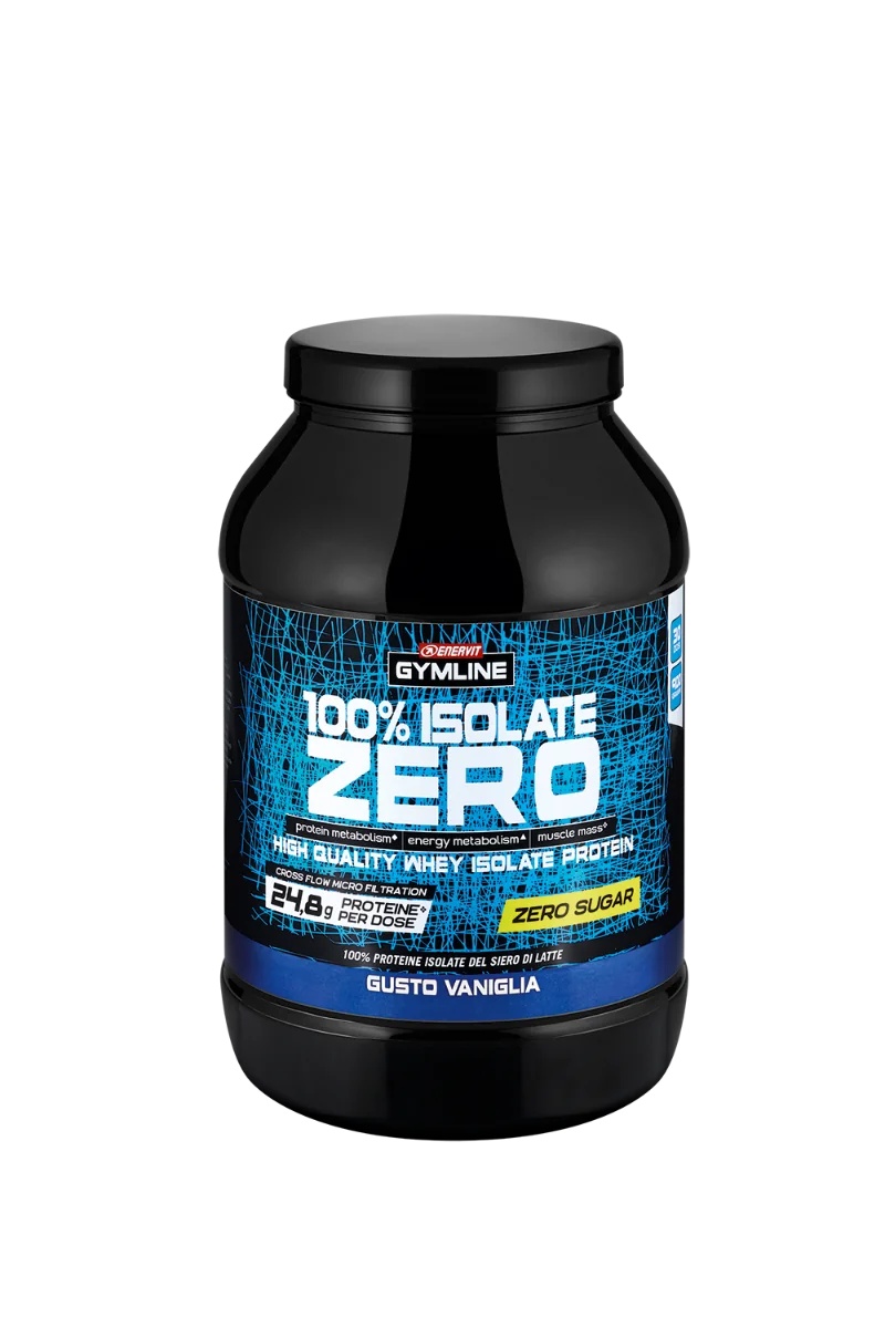 ENERVIT Gymline 100% Whey Iso Zero Vanille 900g met vitamine B6