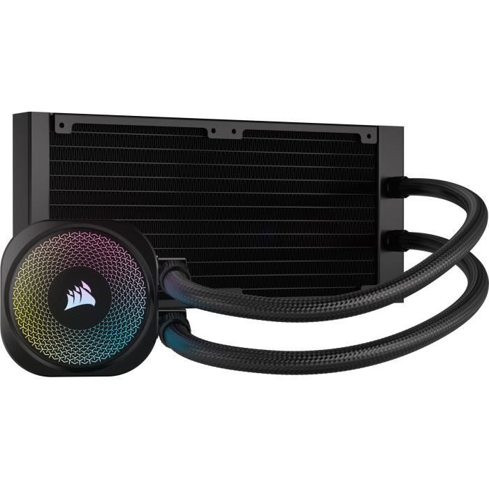 Refrigeração líquida - CORSAIR - iCUE LINK TITAN 240 RX - RGB - Preto