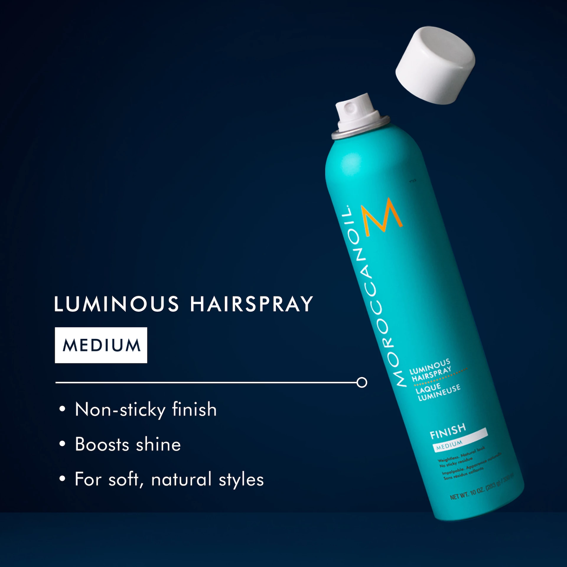 Világosító közepes hajlakk 330 ml - Moroccanoil