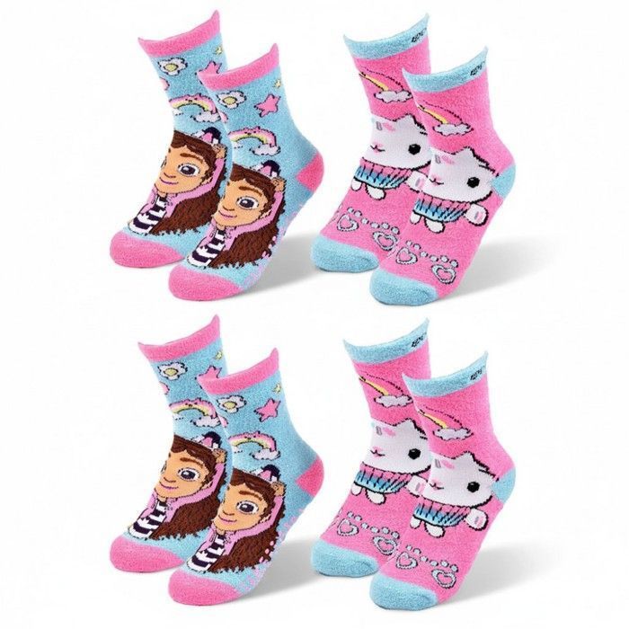 GABBY'S PUPPENHAUS Kinder-Antirutschsocken (4er-Pack) 2047X4ABS
