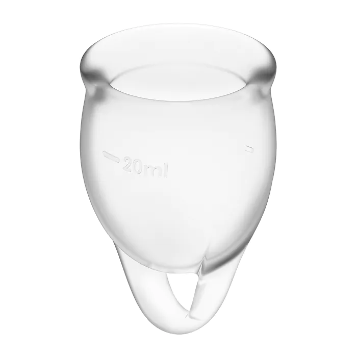 Satisfyer Feel Confident Menstrual Cup Transparent