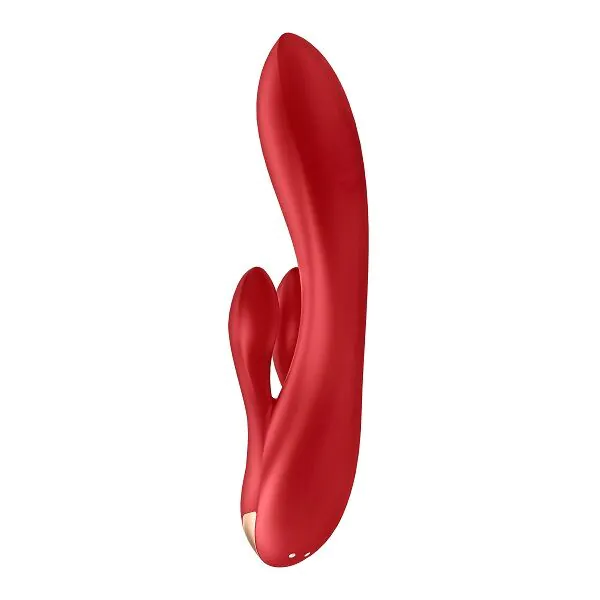 Satisfyer Masażer Double Flex Connect App Red
