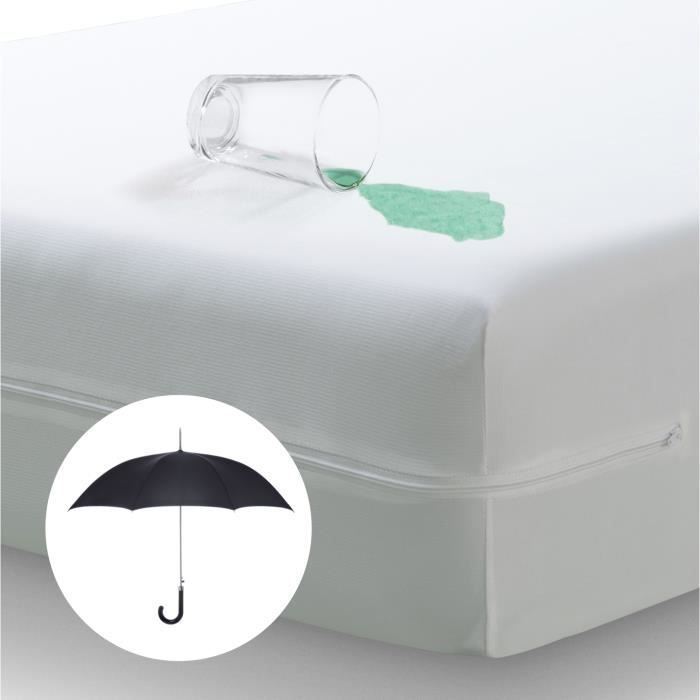 Tural - Waterproof and breathable anti-mite mattress cover. Dimensions 180x200 cm