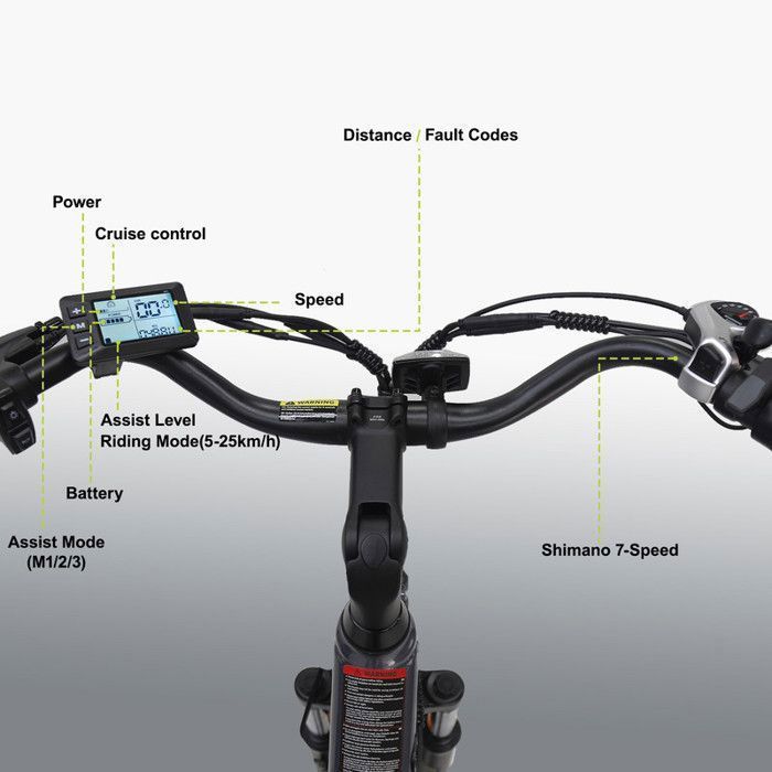 Bicicletta elettrica AVDLEU da 26