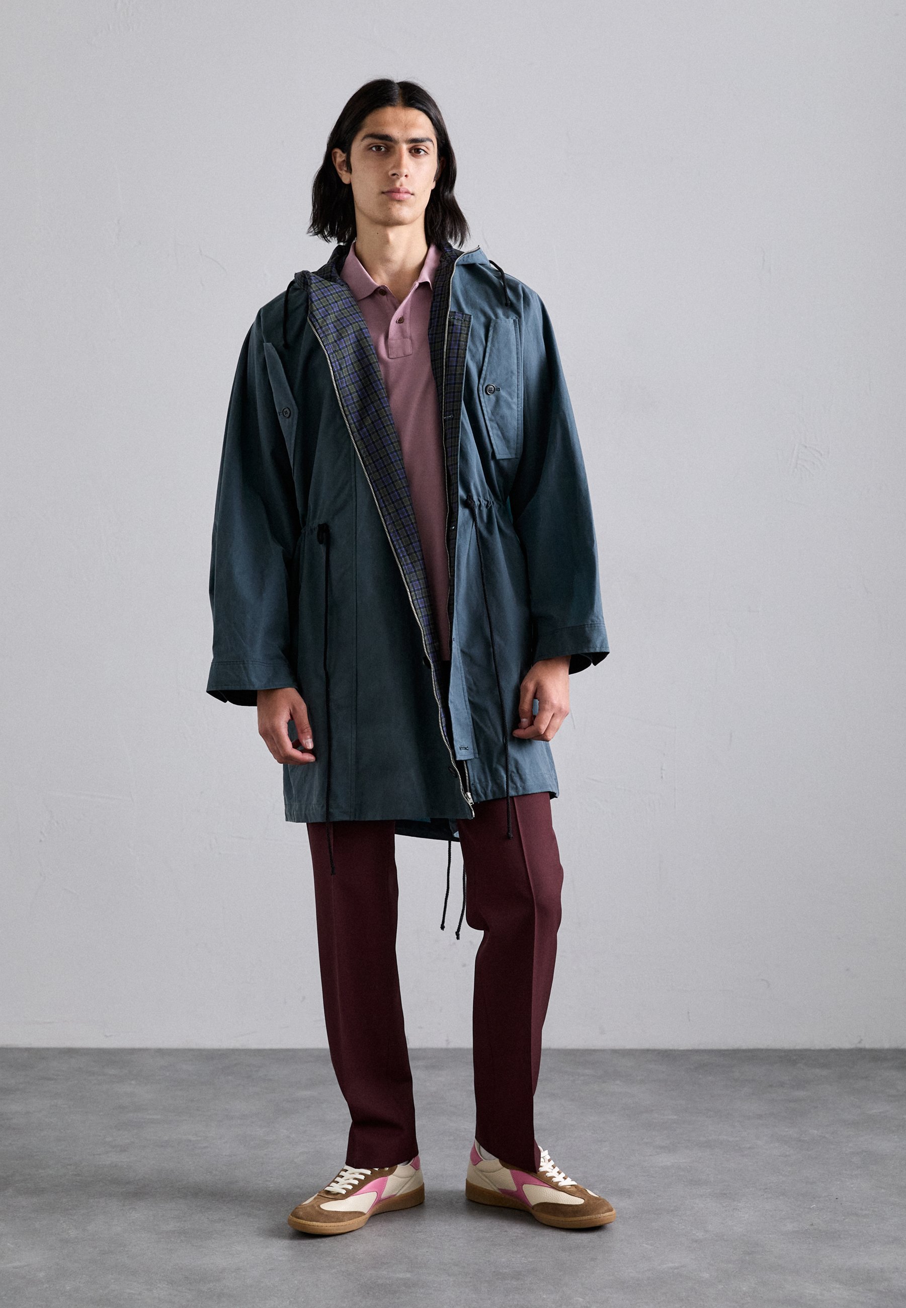 Henrik Vibskov WING - Parka - cera color petrolio scuro