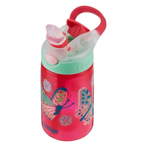  Botella Para Niños Gizmo Flip Sparkles Borboleta Branca 420 Ml