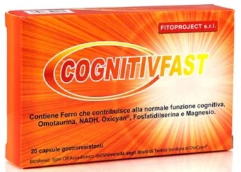 FITOPROJECT Cognitiv supplement voor snelle vermoeidheid 20 capsules