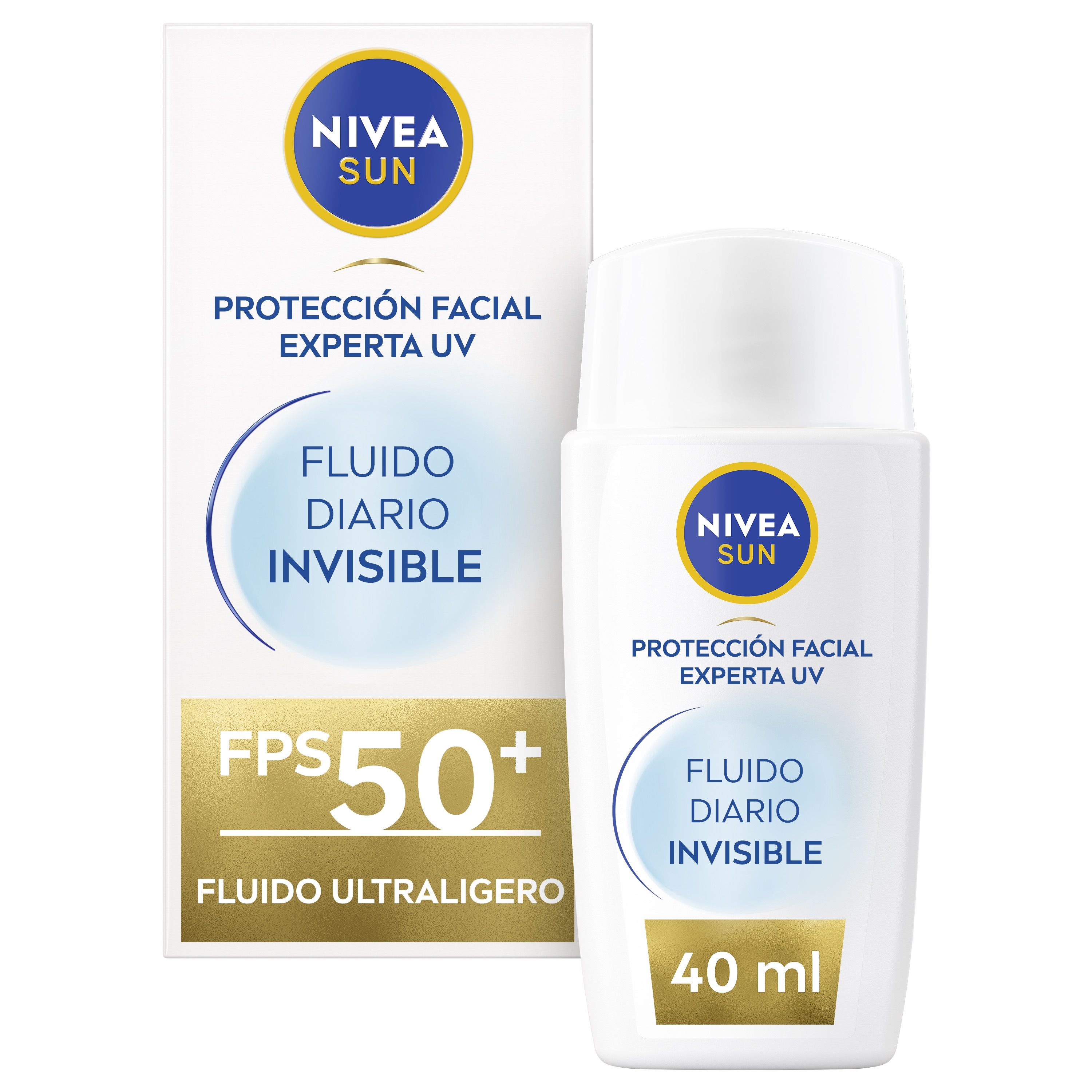 Veido fluidas su apsauga nuo saulės SPF50 kasdieniam naudojimui Veido apsauga