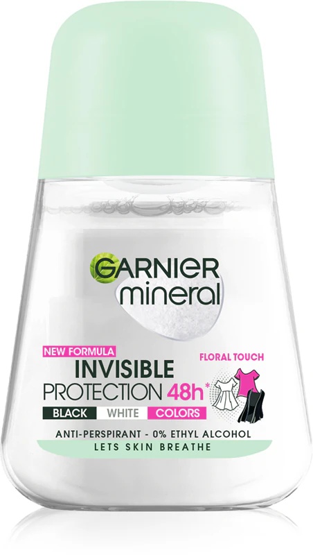 Garnier Mineral Black White Color antiperspirant roll-on za ženske