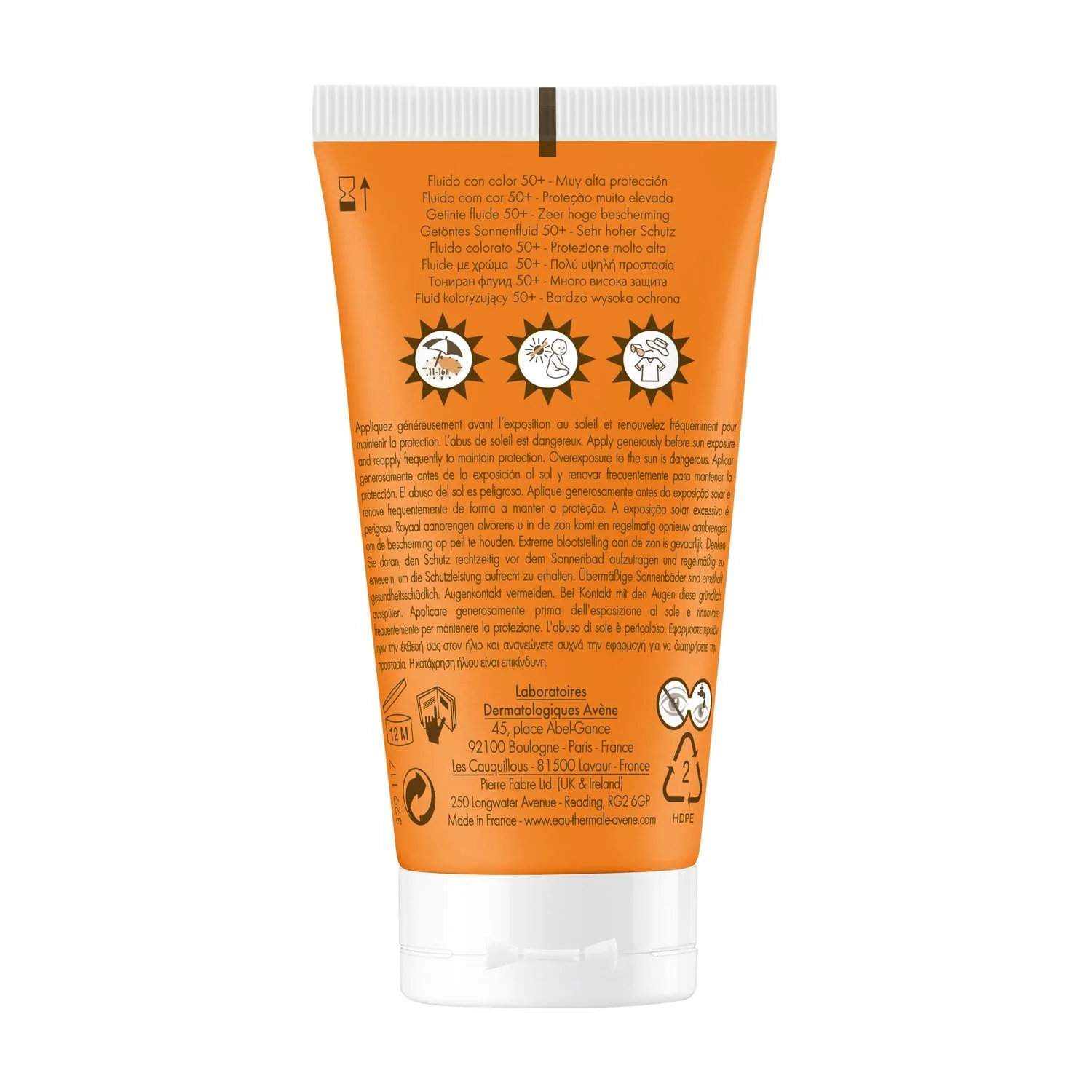 Suncare Fluido colorato SPF50+ - Solare viso alta prot.