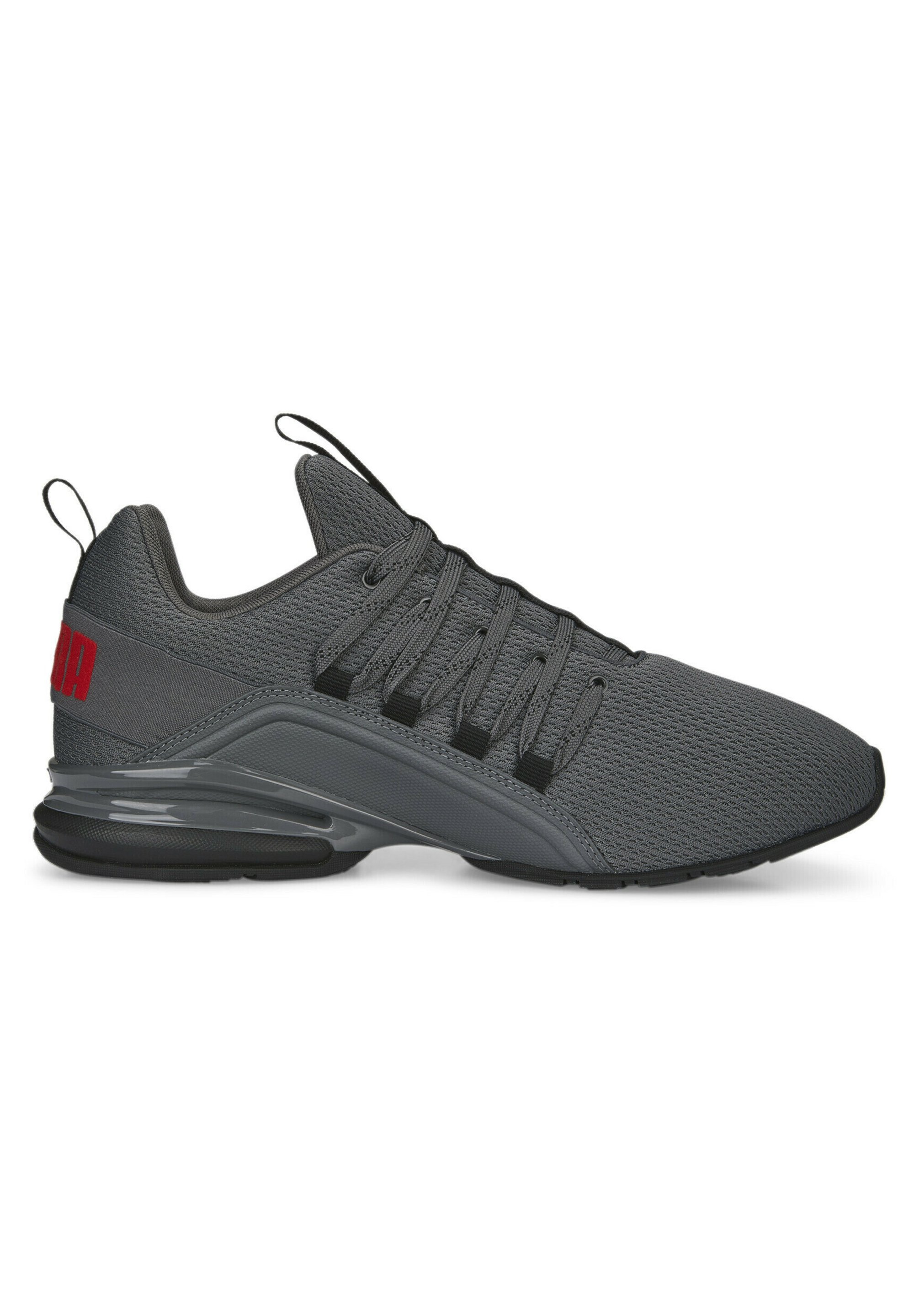 Puma AXELION REFRESH - Scarpe da corsa su strada - nero/grigio scuro/rosso
