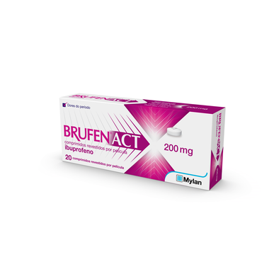 Brufen Brufenact 200 mg Dolor menstrual 20 comprimidos 20 comprimidos