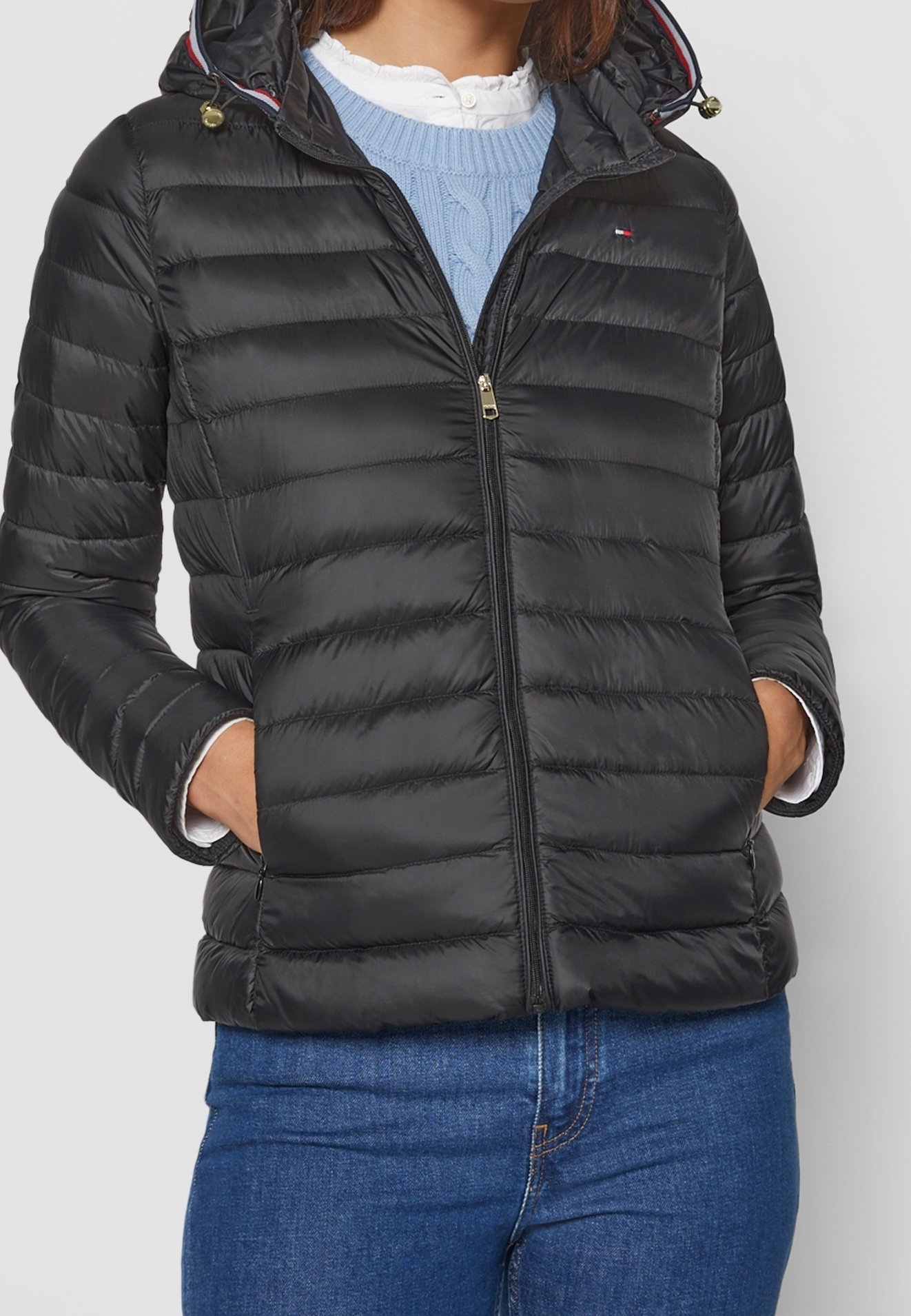 Tommy Hilfiger donsjack - zwart
