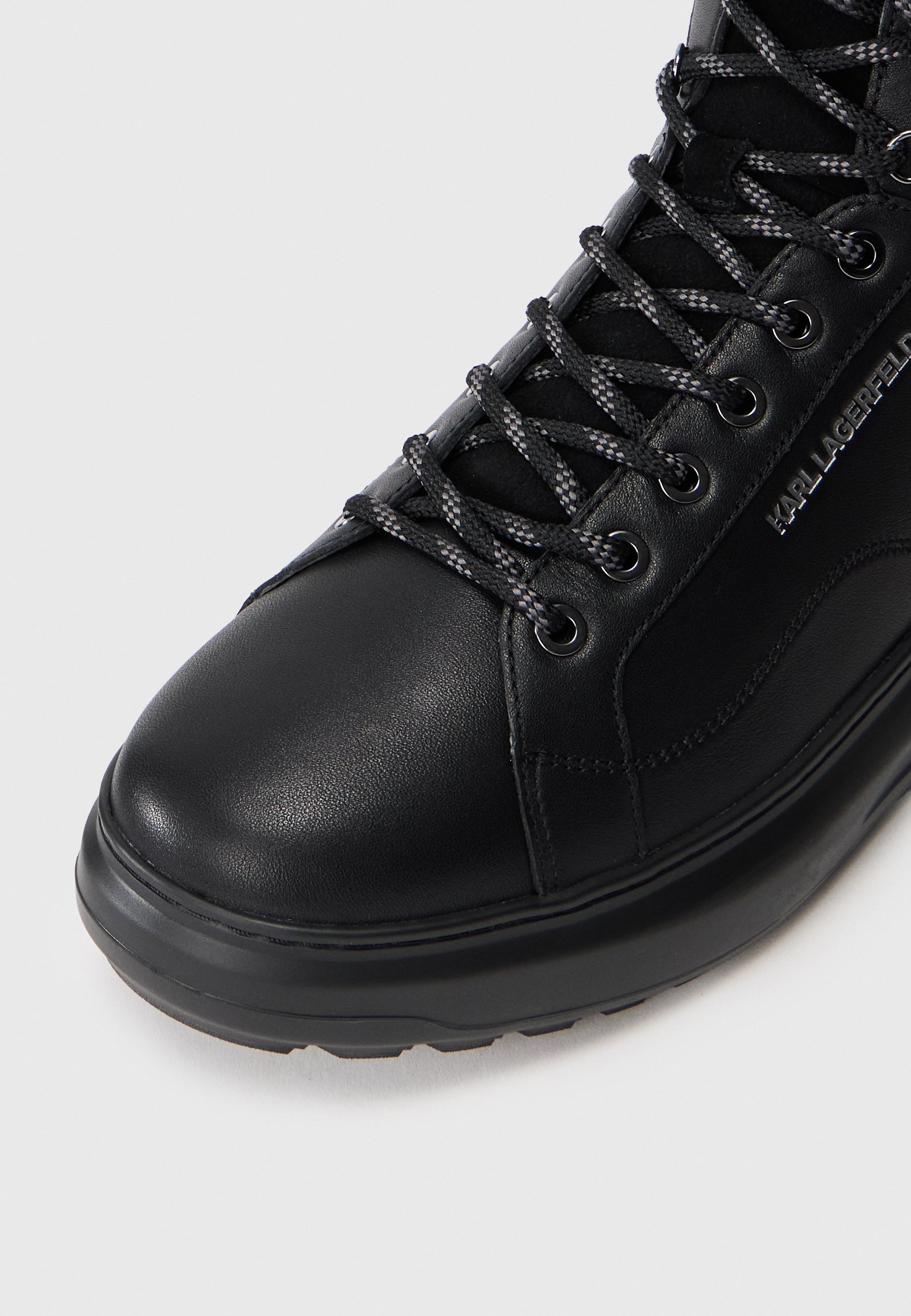 KARL LAGERFELD KAPRI LUG - Hoge sneakers - zwart