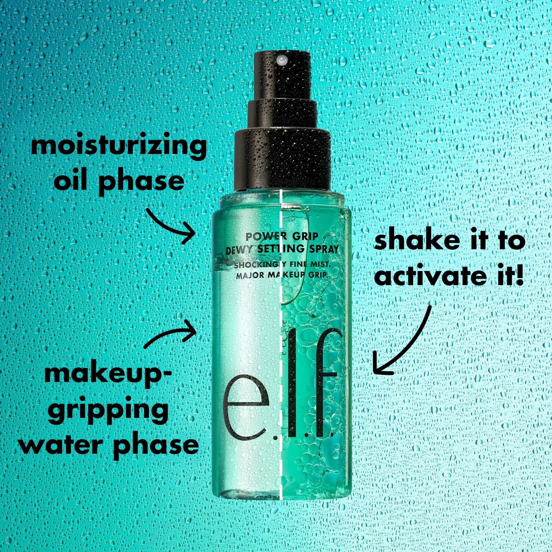 Power Grip Dewy sprej za fiksiranje kose 80 ml - Elf