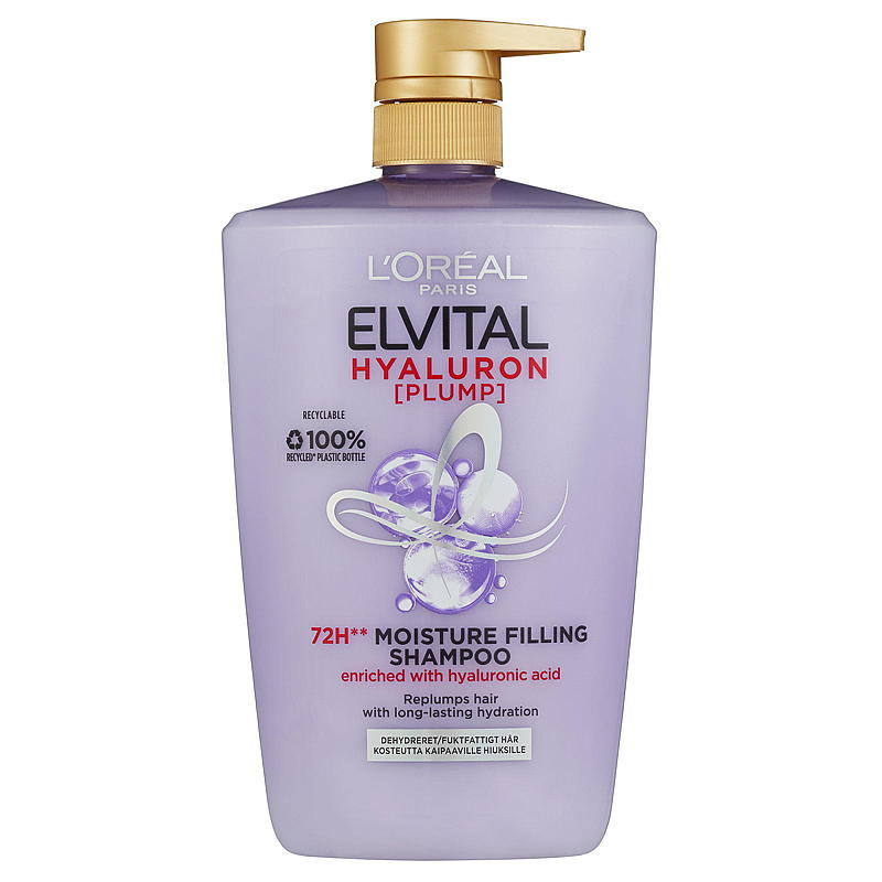 Loreal Elvital sjampo 1 l Hyaluron full