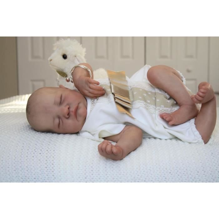 Reborn Baby Doll - OLALI - 19 inches - Soft Silicone - Cotton Body - Realistic