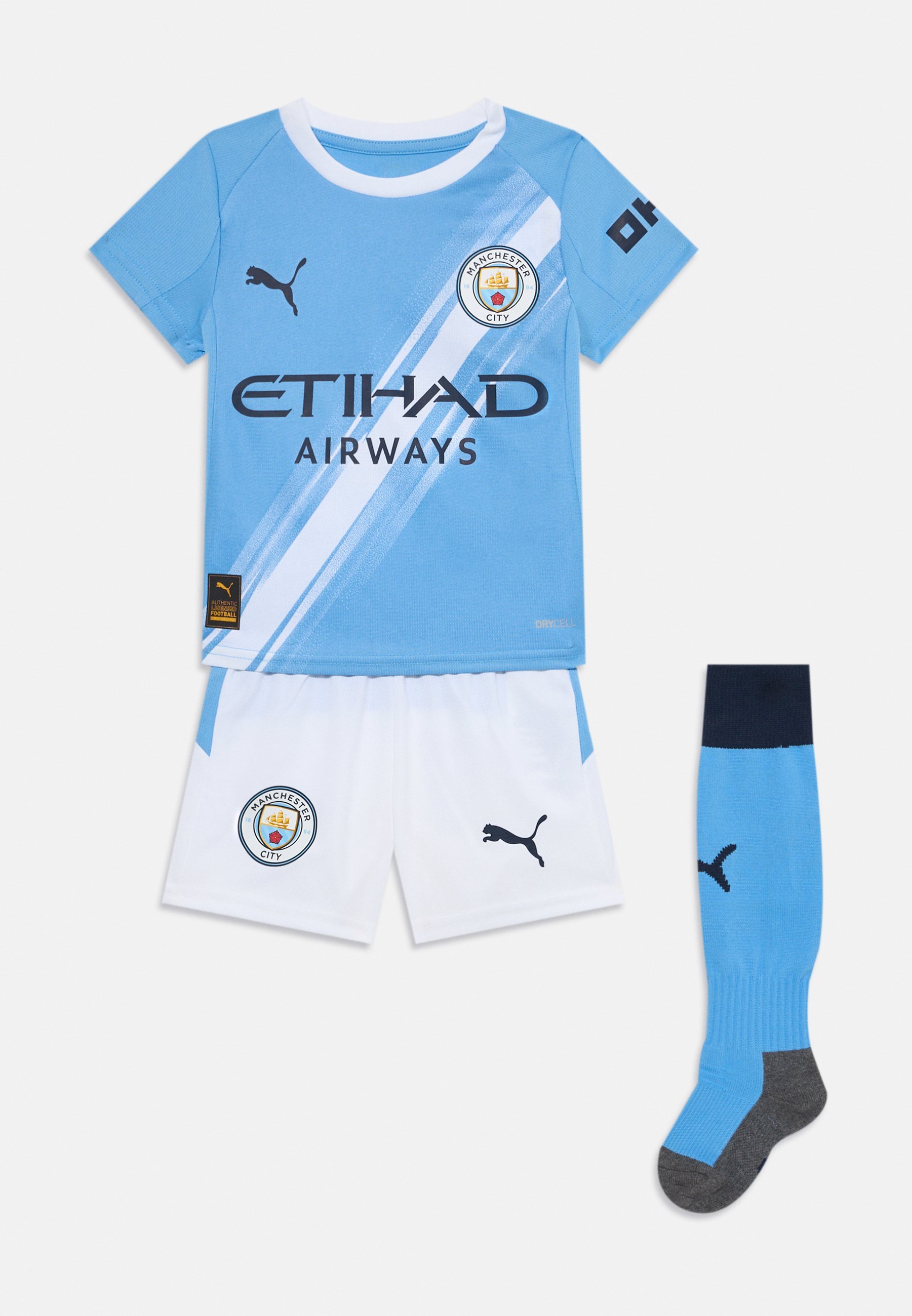Puma MANCHESTER CITY FC UNISEX - Shorts - lichtblauw/puma wit